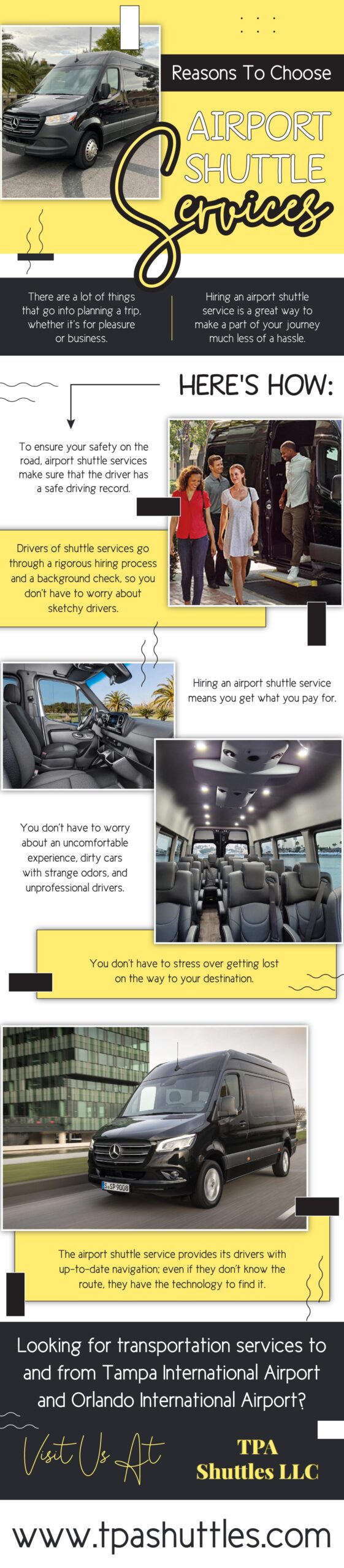 Reasons to Choose Airport Shuttle Services